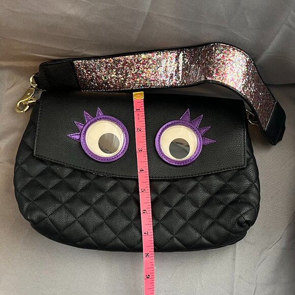 Betsey Johnson Googly Eye Purse, EUC - Picture 6 of 8